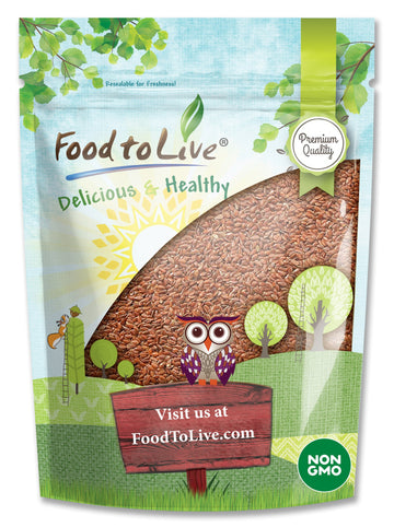 Food to Live Raw Brown Flaxseeds