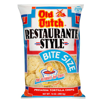 Old Dutch Restaurante Style  Tortilla Chips, 13 Oz.