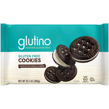 Glutino Gluten Free Chocolate Vanilla Creme Cookies