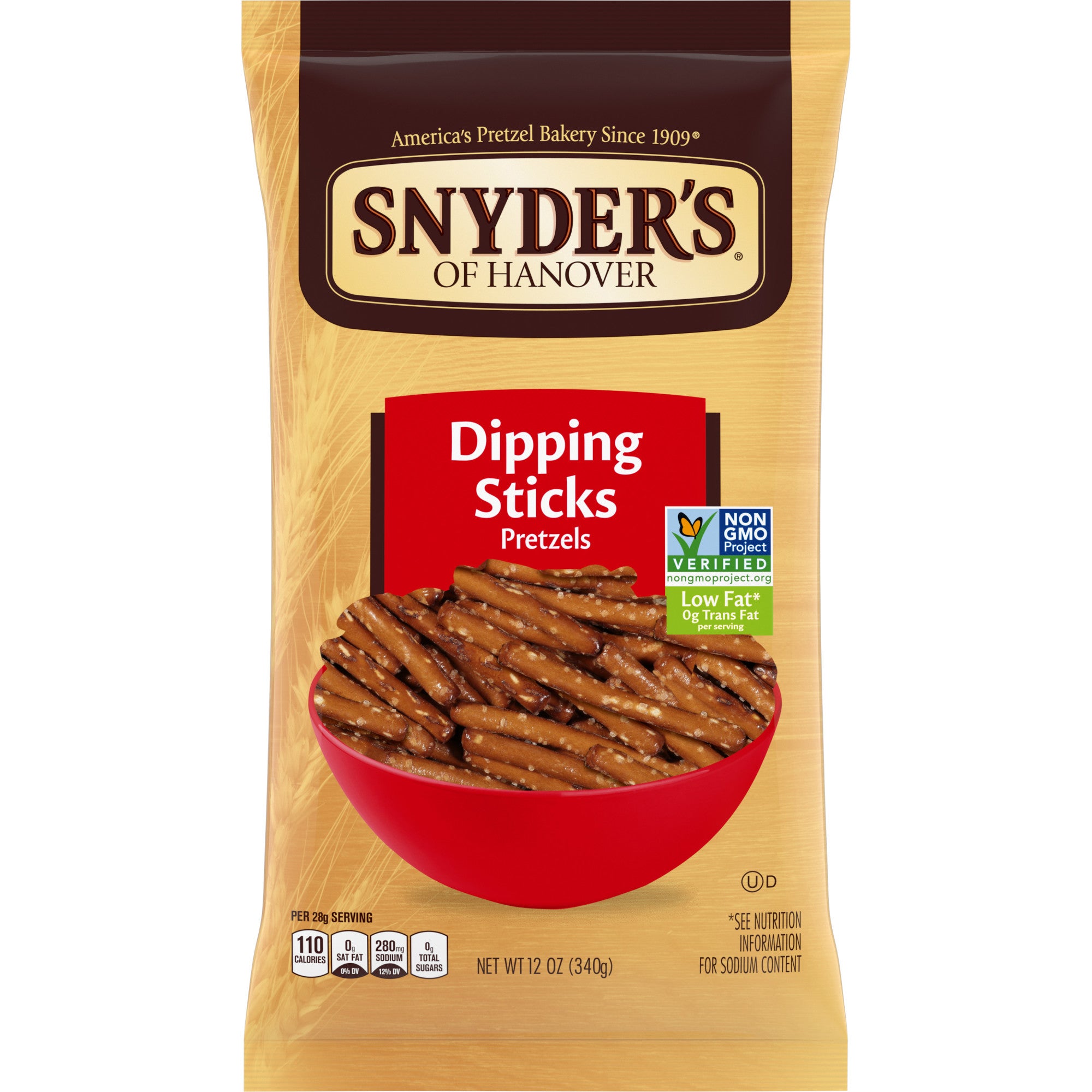 Snyder's of Hanover, Pretzel Dipping Sticks,  Bag