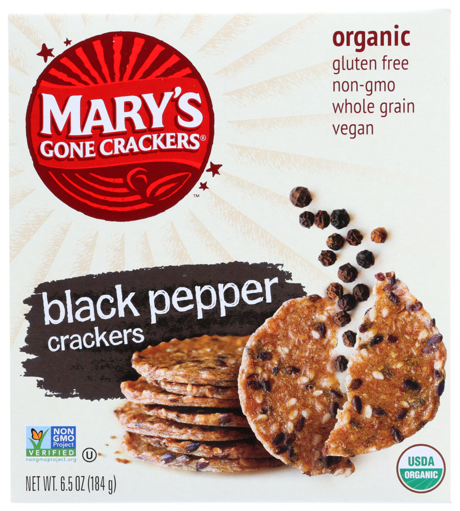 Mary'S Gone Crackers Black Pepper Crackers