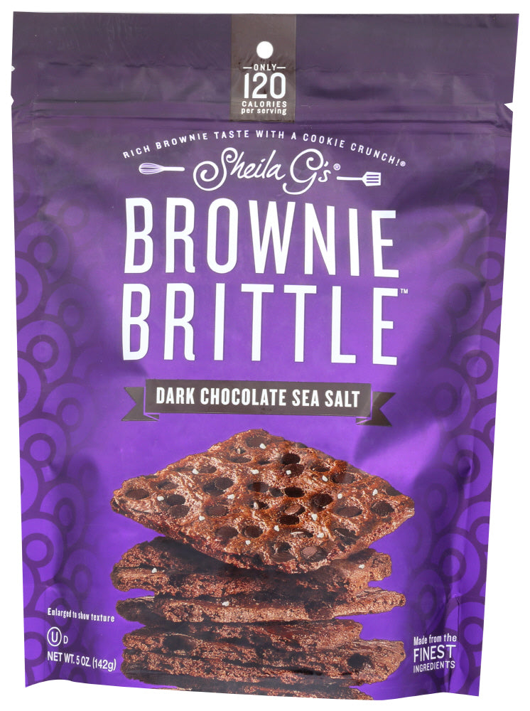 Sheila G'S Dark Chocolate Sea Salt Brownie Brittle