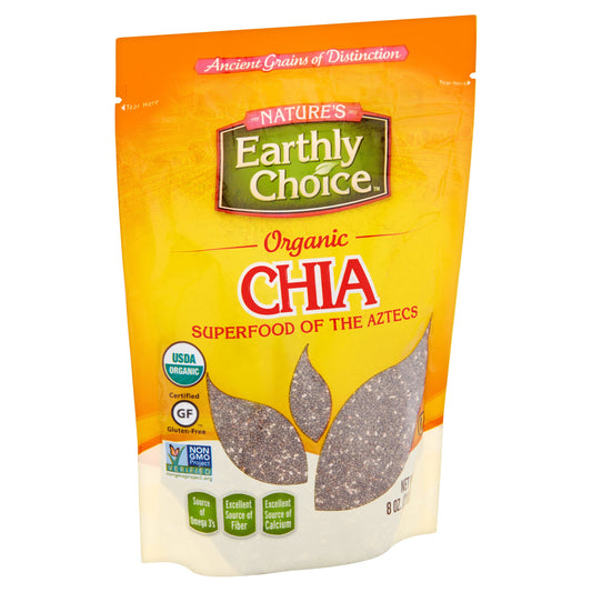 Nature's Earthly Choice Organic Chia, 6 pack