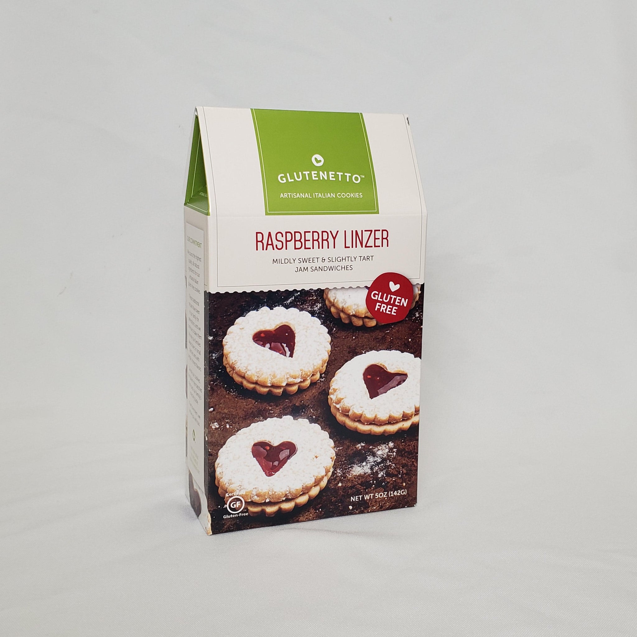Cookies Con Amore Handmade Italian Cookies Gluten-Free Raspberry Linzer  - Pack of 3
