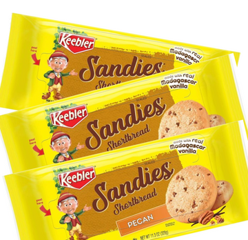 Keebler Sandies Pecan Shortbread Cookies -  3pk