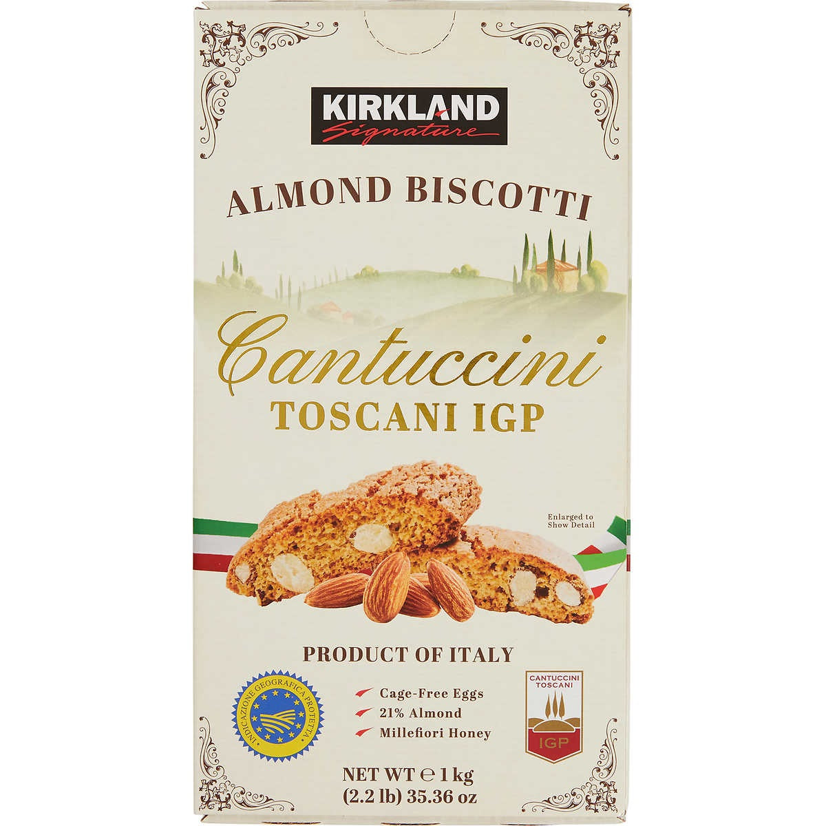 Kirkland Signature Cantuccini Toscani IGP Almond Biscotti